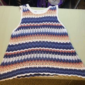 Dip Crochet Lace Tank Top Trendy Comfy Top